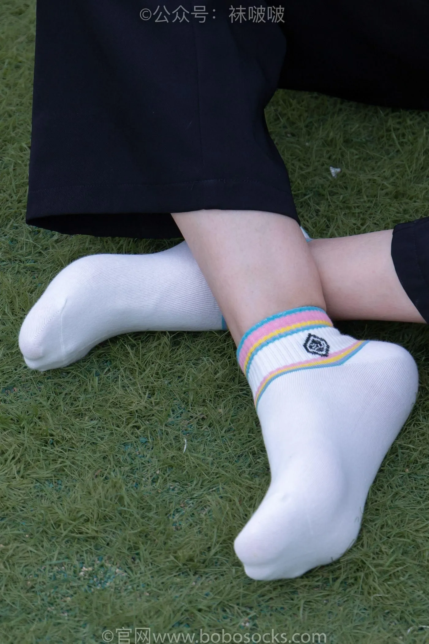 [BoBoSocks袜啵啵]NO.021 泡芙-板鞋、白棉袜、裸足 [131P]插图5